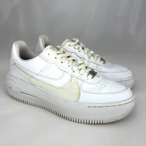 Nike Air Force 1 PLT.AF.ORM Womens Triple White Womens 7 DJ9946-100